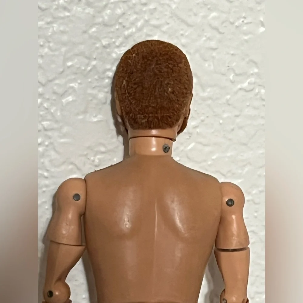 VINTAGE 1964 GI JOE BENDABLE DOLL FLOCKED REDISH HAIR RARE
